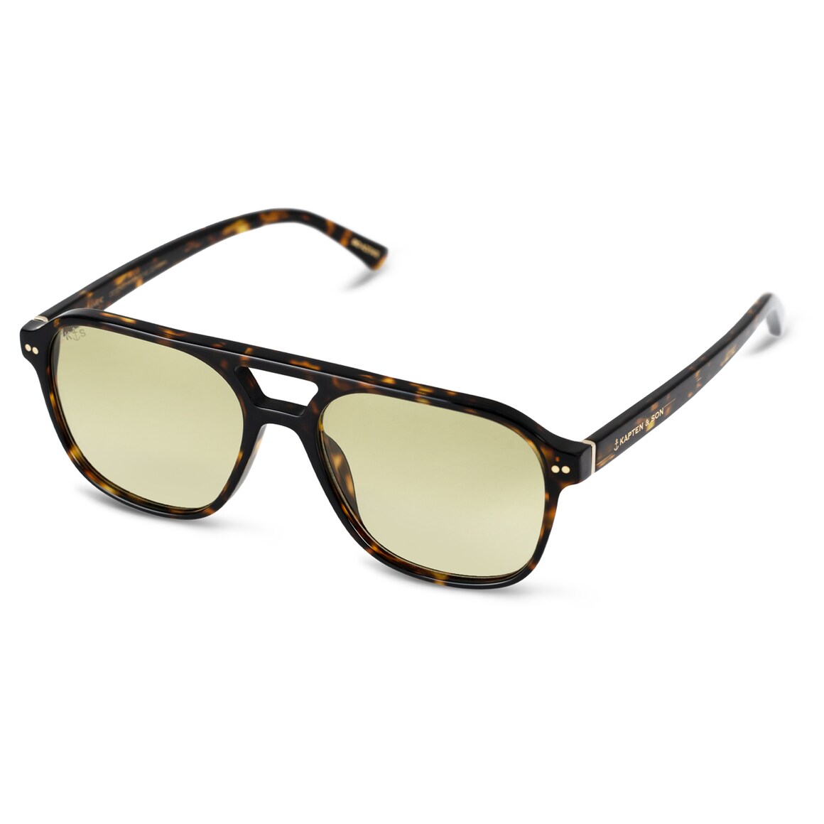 Kpten & Son Zurich Oversize Dark Tortoise Green